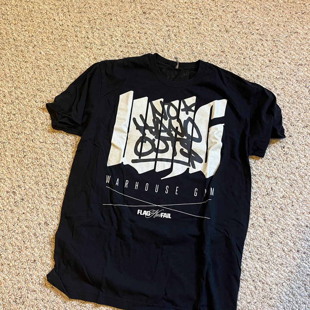 Flag Nor Fail Black Graphic T-Shirt